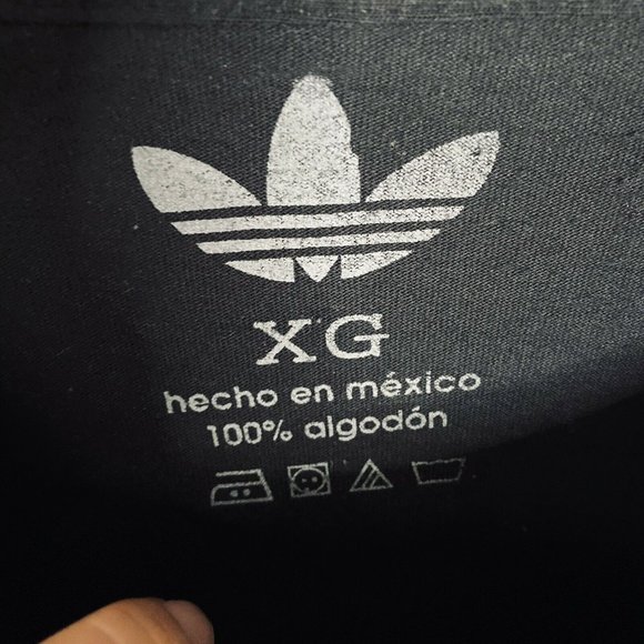 RARE Adidas Shirt XL Black Short Sleeve American - Picture 3 of 6